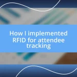 How I implemented RFID for attendee tracking